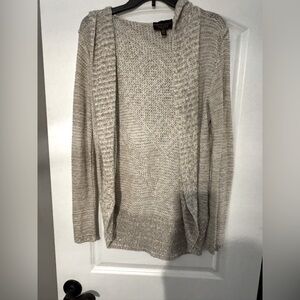 Absolutely Women's Light Gray Cardigan Sweater